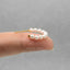 Pearl Hoop Stud Earring, Unisex, Gold, Silver SHEMISLI SS312