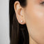 Tiny 3D Pentagon Stud Earring, Unisex, Gold, Silver SHEMISLI SS257