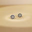 Evil Eye CZ Stud Earring, Protection Stud, Unisex, Gold, Silver SHEMISLI - SS049