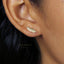 Tiny Feather Earring, Unisex, Gold, Silver SHEMISLI - SS157 LR