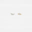 Super Dainty Marquise CZ Stud, White Stone, Emerald, Unisex, Gold, Silver SHEMISLI - SS211, SS212, SS274, SS275, SS276, SS277