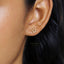 Open Star Stud Earring, Celestial Earring, Unisex, Gold, Silver SHEMISLI SS112