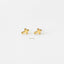 Cross Studs Earring, Unisex, Gold, Silver SHEMISLI SS015