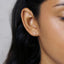 Tiny Lightning Stud Earring, Unisex, Gold, Silver SHEMISLI - SS114 LR