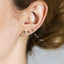 Tiny 2mm CZ Stud, White, Emerald, Turquoise, Unisex, Gold, Silver SHEMISLI - SS072, SS086, SS090