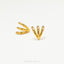 Claw Shape Stud Earring, Unisex, Gold, Silver SHEMISLI - SS852