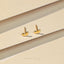Tiny Heart Stud Earring, Unisex, Gold, Silver SHEMISLI SS028