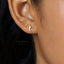 Tiny Lightning Stud Earring, Unisex, Gold, Silver SHEMISLI - SS860 LR