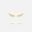 7 Stone Climber Earring, Unisex, Gold, Silver SHEMISLI - SS449 NOBKG LR