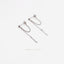 Bar Dangle Chain Stud Earring, Unisex, Gold, Silver SHEMISLI SS199
