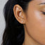 Tiny Lightning Stud Earring, Unisex, Gold, Silver SHEMISLI - SS860 LR