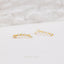 7 Stone Climber Earring, Unisex, Gold, Silver SHEMISLI - SS449 NOBKG LR