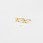 Cross Stud Earring, Unisex, Gold, Silver SHEMISLI SS015