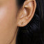 Tiny 3D Diamond Shape Stud, Rhombus Earring, Unisex, Gold, Silver SHEMISLI - SS021