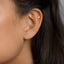 Tiny Wolf Stud Earring, Unisex, Gold, Silver SHEMISLI SS703 Butterfly End, SS704 Screw Ball End (Type A) LR