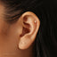 Tiny Star Stud Earring, Celestial Earring, Unisex, Gold, Silver SHEMISLI SS018 Butterfly End, SS758 Screw Ball End (Type A)