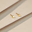 Tiny Star Stud Earring, Celestial Earring, Unisex, Gold, Silver SHEMISLI SS018 Butterfly End, SS758 Screw Ball End (Type A)