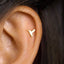 Tiny Hummingbird Stud Earring, Unisex, Gold, Silver SS709 Butterfly End, SS710 Screw Ball End (Type A) LR