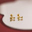 Tiny Arrow Stud Earring, Unisex, Gold, Silver SHEMISLI SS697 Butterfly End, SS698 Screw Ball End (Type A)