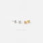 Tiny Star Stud Earring, Starburst CZ Stud, Celestial Earring, Unisex, Gold, Silver SS035 Butterfly End, SS351 Screw Ball End (Type A)
