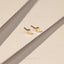Tiny Bar Stud Earring, Cuboid Rectangle Shape Stud, Unisex, Gold, Silver SHEMISLI - SS010 Butterfly End, SS752 Screw Ball End (Type A)