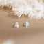 Tiny Ghost Stud Earring, Unisex, Gold, Silver SHEMISLI SS685 Butterfly End, SS686 Screw Ball End (Type A) LR