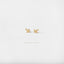 Tiny Leaf CZ Earring, Unisex, Gold, Silver SHEMISLI - SS142, SS667 Butterfly End, SS668 Screw Ball End (Type A) LR