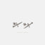 Tiny Dagger Stud Earring, Unisex, Gold, Silver SHEMISLI - SS207 Butterfly End, SS354 Screw Ball End (Type A)