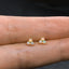 Tiny Opal Clover Flower Stud, Unisex, Gold, Silver SHEMISLI SS184 Butterfly End, SS461 Screw Ball End (Type A)