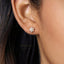 Opal Flower Stud Earring, Unisex, Gold, Silver SHEMISLI - SS161 Butterfly End, SS460 Screw Ball End (Type A)