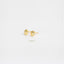 Tiny CZ Sun Stud Earring, Starburst Stud, Unisex, Gold, Silver SHEMISLI SS031 Butterfly End, SS795 Screw Ball End (Type A)