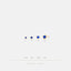 Sapphire CZ Stone Stud, Unisex, Gold, Silver - SS269, SS270, SS271, SS272 Butterfly End, SS738, SS739, SS740, SS741 Screw Ball End (Type A)