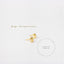 Tiny CZ Sun Stud Earring, Starburst Stud, Unisex, Gold, Silver SHEMISLI SS031 Butterfly End, SS795 Screw Ball End (Type A)