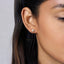 Opal Flower Stud Earring, Unisex, Gold, Silver SHEMISLI - SS161 Butterfly End, SS460 Screw Ball End (Type A)