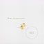 Tiny CZ Sun Stud Earring, Starburst Stud, Unisex, Gold, Silver SHEMISLI SS031 Butterfly End, SS795 Screw Ball End (Type A)