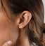 Tiny Heart Stud Earring, Unisex, Gold, Silver SHEMISLI SS025 SS026 Butterfly End, SS641 SS642 Screw Ball End (Type A)