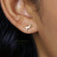 Tiny T-Rex Dinosaur Studs, Tyrannosaurus Earring, Unisex, Gold, Silver SHEMISLI - SS153 Butterfly End, SS454 Screw Ball End (Type A) LR