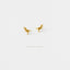 Tiny T-Rex Dinosaur Studs, Tyrannosaurus Earring, Unisex, Gold, Silver SHEMISLI - SS153 Butterfly End, SS454 Screw Ball End (Type A) LR