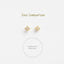 Tiny Star Stud Earring, Starburst CZ Stud, Celestial Earring, Unisex, Gold, Silver SS035 Butterfly End, SS351 Screw Ball End (Type A)