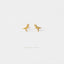 Tiny T-Rex Dinosaur Studs, Tyrannosaurus Earring, Unisex, Gold, Silver SHEMISLI - SS153 Butterfly End, SS454 Screw Ball End (Type A) LR