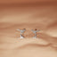 Tiny Raptor Dinosaur Stud Earring, Unisex, Gold, Silver SS713 Butterfly End, SS714 Screw Ball End (Type A) LR
