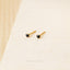 Super Tiny Black Enamel Heart Stud, Unisex, Gold, Silver SHEMISLI SS433 Butterfly End, SS434 Screw Ball End (Type A)