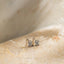 Tiny Double Star Stud Earring, Unisex, Gold, Silver SHEMISLI SS665 Butterfly End, SS666 Screw Ball End (Type A)