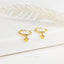 Tiny Star and Moon Hoop Earring, Celestial Drop Huggies, Unisex, Gold, Silver SHEMISLI SH199, SH642, SH643