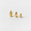 Tapered Hoop Earring, Huggies, Unisex, Gold, Silver SHEMISLI - SH316, SH317, SH318, SH319, SH320