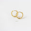 Twisted Wire Hoops, Cable Hoop Earring, Rope Huggies, Unisex, Gold, Silver SHEMISLI SH034
