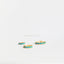 Simple Turquoise cz Hoop Earring, Huggies, Unisex, Gold, Silver SHEMISLI SH126, SH127, SH128, SH129, SH130, SH131