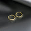 Twisted Wire Hoops, Cable Hoop Earring, Rope Huggies, Unisex, Gold, Silver SHEMISLI SH034