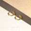 Simple Round Hoop Earring, 6, 7, 8, 9, 10, 12, 14mm Huggies, Unisex, Gold, Silver SH586, SH587, SH588, SH589, SH590, SH592, SH009