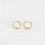 Twisted Wire Hoops, Cable Hoop Earring, Rope Huggies, Unisex, Gold, Silver SHEMISLI SH034